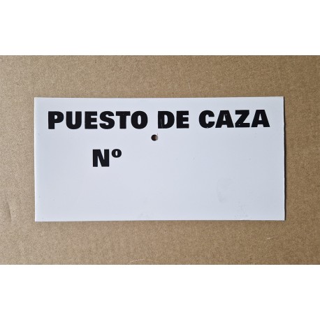 10 x 20 PUESTO DE CAZA Nº